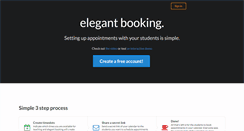 Desktop Screenshot of elegantbooking.com